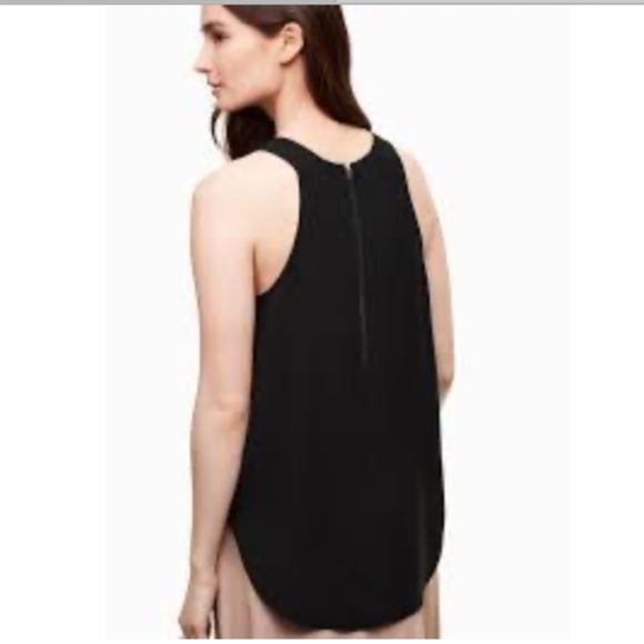 Aritzia Wilfred Sevres blouse in dark teal - Picture 3 of 8